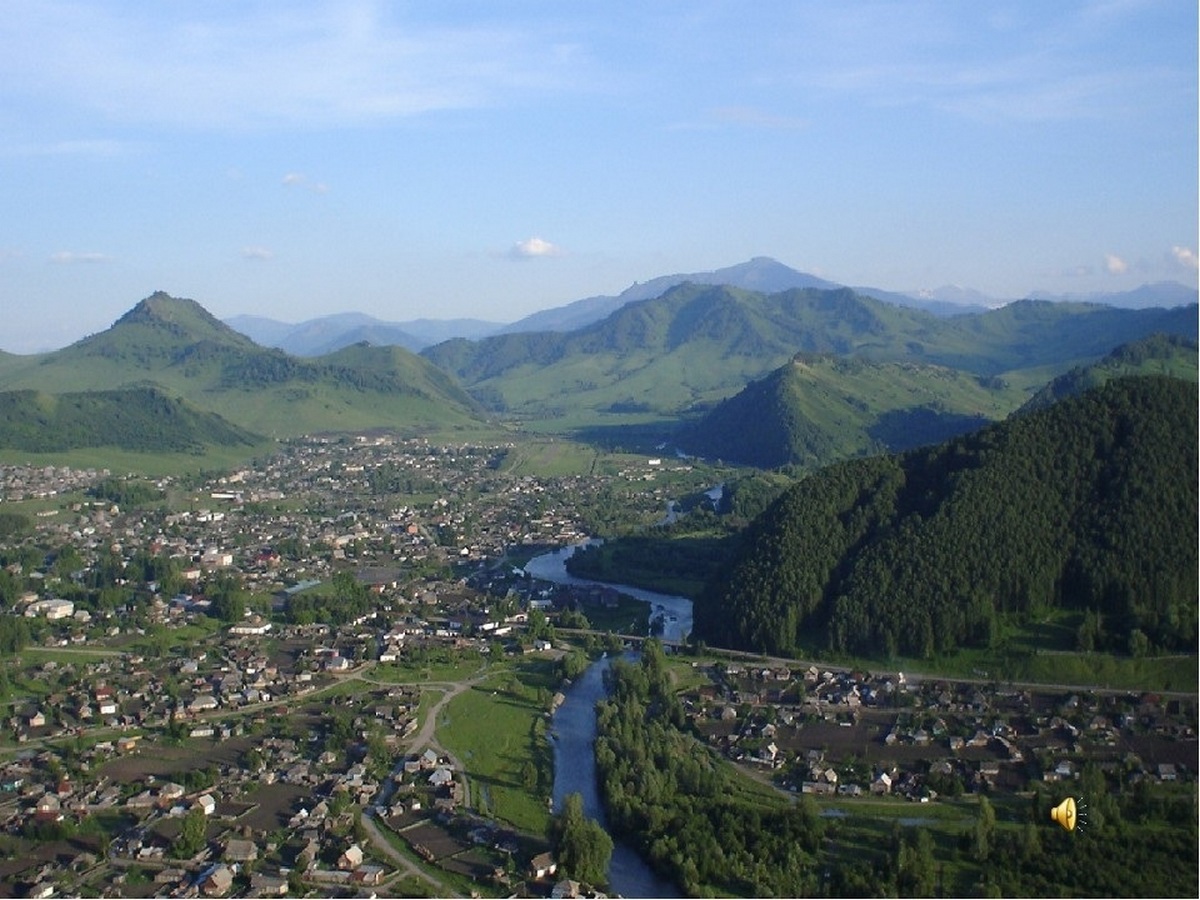 Вид села Солонешное.